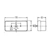 Lampa zespolona, tylna, 2SD002582027 Hella 4082300100105