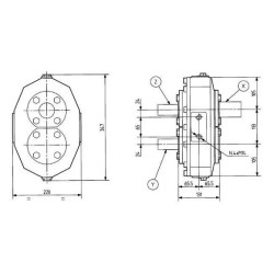 Comer 95090.002.019 - przekładnia MR-90
