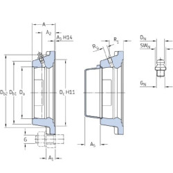 Obudowa łożyska 90 SKF 7316570669725