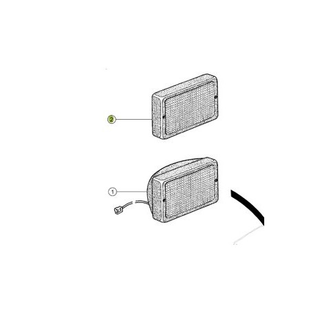 Oświetlenie robocze 7700051756 Claas 0011726420