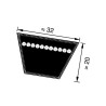Pasek klinowy 32x2775mm Ld D98" Optibelt 4014486044379