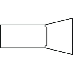 Podkładka metalowo-gumowa, 5,21 x 8,38 x 1,22  