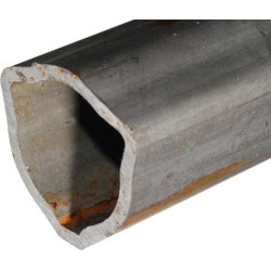 Rura profilowana zewnętrzna trójkątna roz. 2 Ø wew. 30.2 Ø zew. 36x2.9 mm L3 m Bondioli&Pavesi