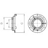 B&P 255021001R02 Pierścień ślizgowy wew. Global, roz. G2, D-40,4 mm Bondioli Pavesi