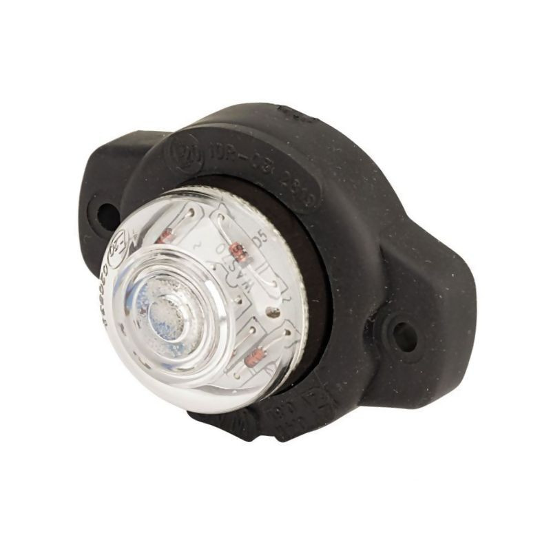 Lampa obrysowa biała LED 129, 12V-24V, biała Waś 1400690301