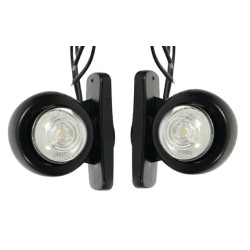 Lampa obrysowa, LED, 275, biało - czerwona, uniwersalna Waś
