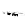 Pasek klinowy uzębiony 17x1100mm Ld BX42" Optibelt 4014486096378