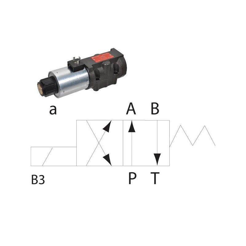 Elektrozawór Cetop 05 - NG10 4/2 B3 24V 350 bar 