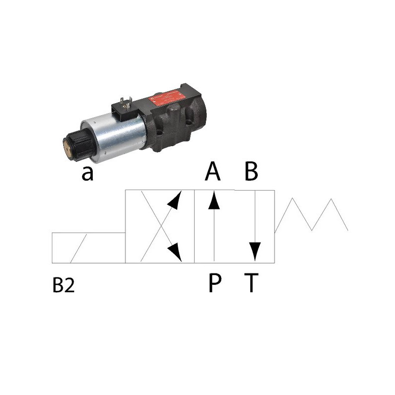 Elektrozawór Cetop 05 - NG10 4/2 B2 24V 350 bar 