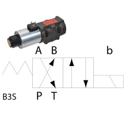 Elektrozawór Cetop 05 - NG10 4/2 B3S 24V 350 bar 