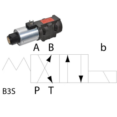 Elektrozawór Cetop 05 - NG10 4/2 B3S 24V 350 bar 