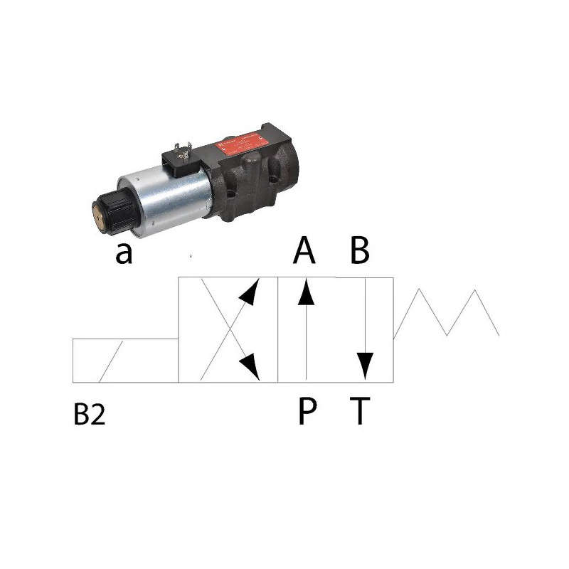 Elektrozawór Cetop 05 - NG10 4/2 B2 230V 350 bar 