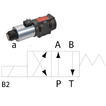 Elektrozawór Cetop 05 - NG10 4/2 B2 230V 350 bar 