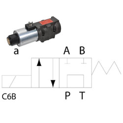 Elektrozawór Cetop 05 - NG10 4/2 C6B 24V 350 bar 