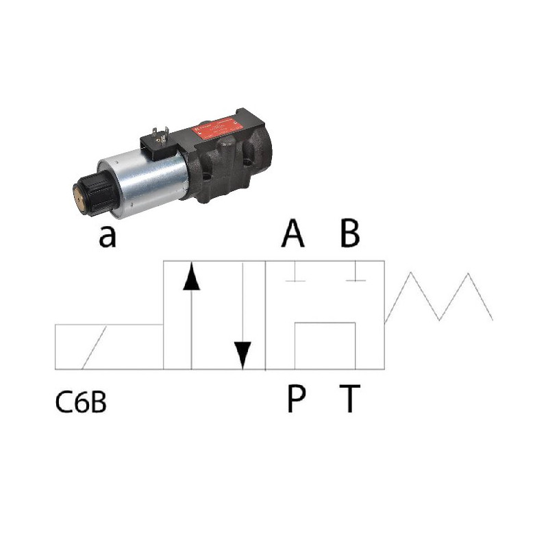 Elektrozawór Cetop 05 - NG10 4/2 C6B 24V 350 bar 