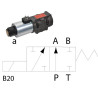 Elektrozawór Cetop 05 - NG10 4/2 B20 24V 350 bar 