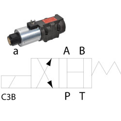 Elektrozawór Cetop 05 - NG10 4/2 C3B 24V 350 bar 