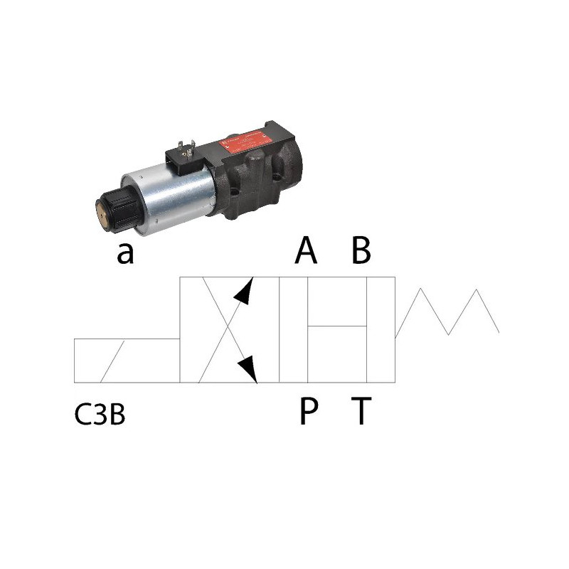 Elektrozawór Cetop 05 - NG10 4/2 C3B 24V 350 bar 