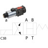 Elektrozawór Cetop 05 - NG10 4/2 C3B 24V 350 bar 