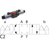 Elektrozawór Cetop 05 - NG10 4/3 C2 24V 350 bar 