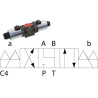 Elektrozawór Cetop 05 - NG10 4/3 C4 12V 350 bar 