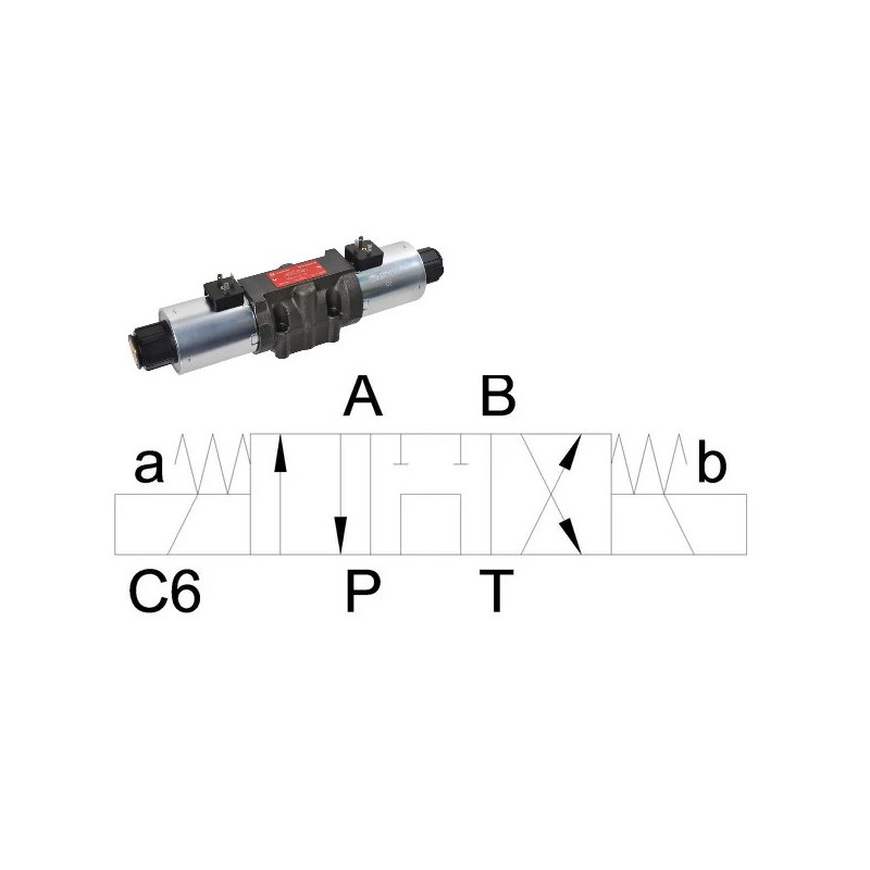 Elektrozawór Cetop 05 - NG10 4/3 C6 24V 350 bar 