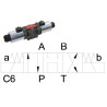 Elektrozawór Cetop 05 - NG10 4/3 C6 24V 350 bar 
