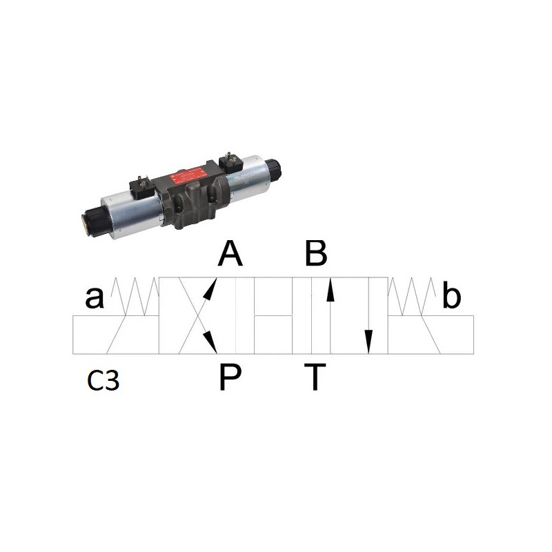 Elektrozawór Cetop 05 - NG10 C3/T0