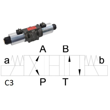 Elektrozawór Cetop 05 - NG10 C3/T0