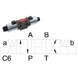 Elektrozawór Cetop 05 - NG10 4/3 C6/T0 
