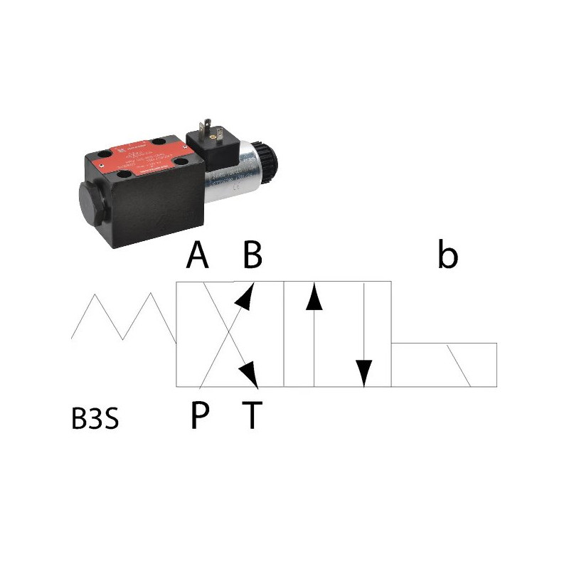 Elektrozawór Cetop 03 - NG6 4/2 SB3 24V 320 bar 