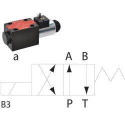 Elektrozawór Cetop 03 - NG6 4/2 SB3 12V 320 bar 