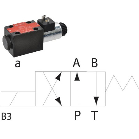 Elektrozawór Cetop 03 - NG6 4/2 SB3 12V 320 bar 