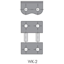 Zamek 16B-1, 60 kN, - 1"x0,67" - Tsubaki RS16B1SWK2