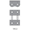 Zamek 16B-1, 60 kN, - 1"x0,67" - Tsubaki RS16B1SWK2