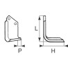 Nóż glebogryzarki fi14,5mm-57mm lewy 190mmx130mm Celli 722534 
