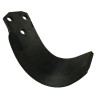 Nóż glebogryzarki fi14,5mm-44mm prawy 223mmx133mm Maletti 