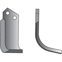 Nóż glebogryzarki fi14,5mm-57mm prawy 190mmx135mm Kuhn