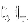 Nóż glebogryzarki fi14,5mm-prawy 195mmx135mm Maschio 