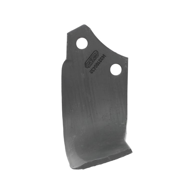 Nóż glebogryzarki fi14,5mm-56mm prawy 185mmx130mm Maschio 
