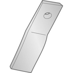 Nóż glebogryzarki fi16,5mm-prawy 230mmx Howard 
