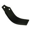 Nóż glebogryzarki fi12,5mm-44mm prawy 190mmx115mm Maschio 