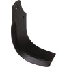 Nóż glebogryzarki fi16,5mm-68mm prawy 257mmx142mm Maschio 