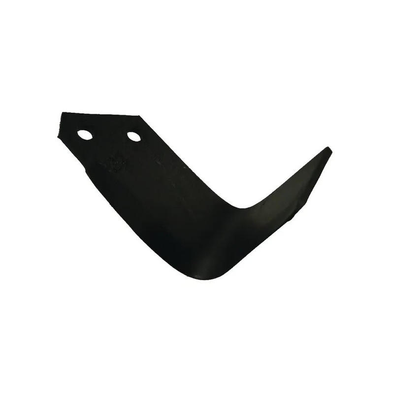 Nóż glebogryzarki fi12,5mm-40mm prawy 185mmx115mm Breviglieri 