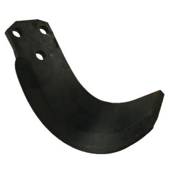 Nóż glebogryzarki fi14,5mm-44mm prawy 223mmx133mm Maletti 