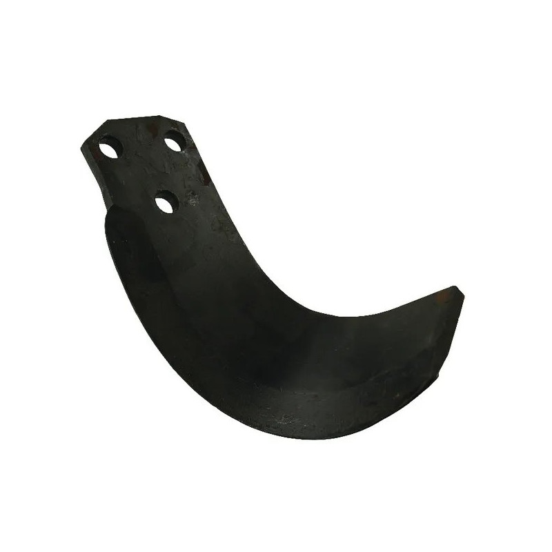 Nóż glebogryzarki fi14,5mm-44mm prawy 223mmx133mm Maletti 