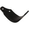 Nóż glebogryzarki fi16,5mm-68mm prawy 257mmx142mm Maschio 