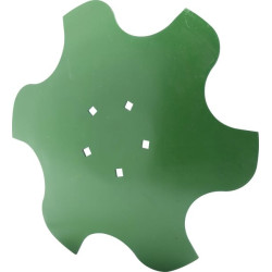 Talerz brony 460x4 uzębiony skrajny, prawy 5x105- Unia 5700037488455