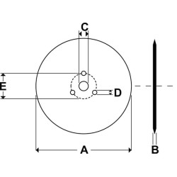 Kverneland Accord KK056112 Talerz kroju 18"gładki