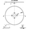 Talerz gładki 406x4.0 mm